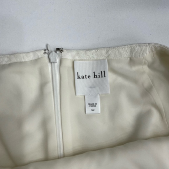 NWT Kate Hill skirt ivory size 14P - Picture 5 of 10